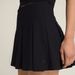 Classic Pleated Mini Skirt in Black - Baseline Social