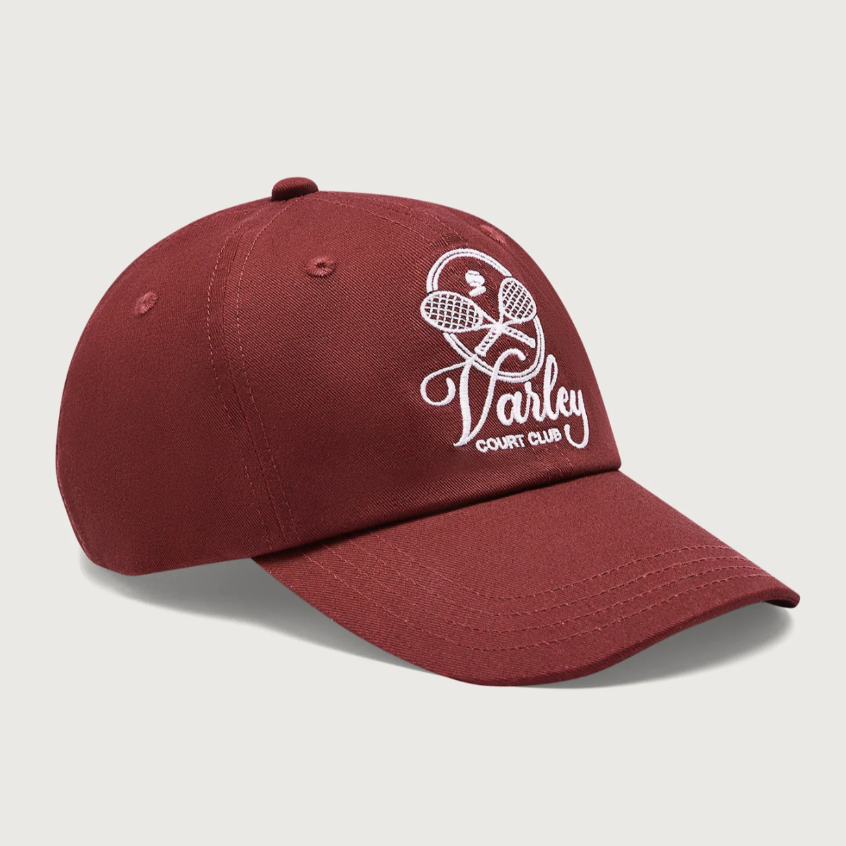 Varley's Noa Club Cap in Port at Baseline Social