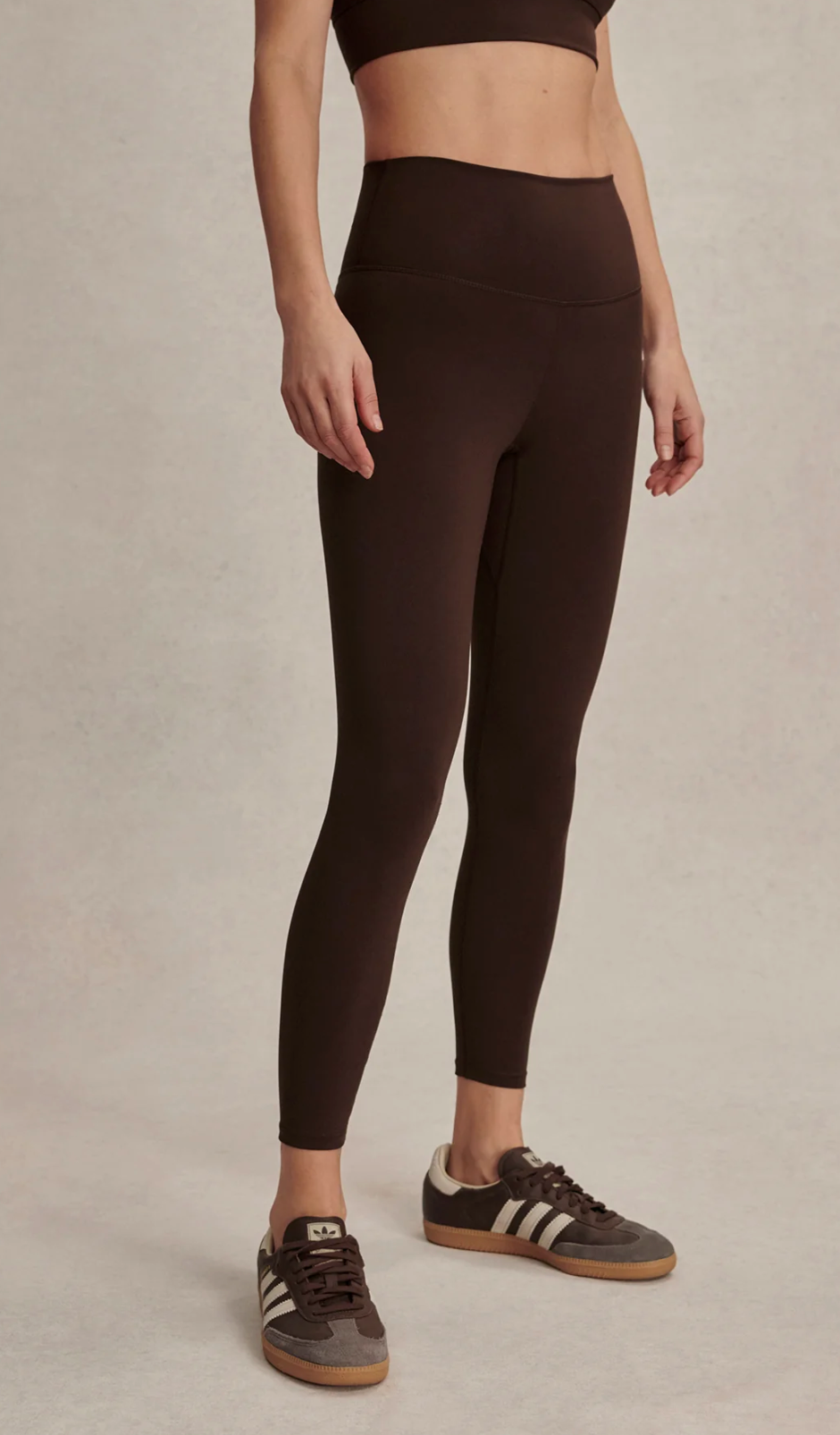 FreeSoft High Rise Legging 25" in Coffee Bean - Baseline Social