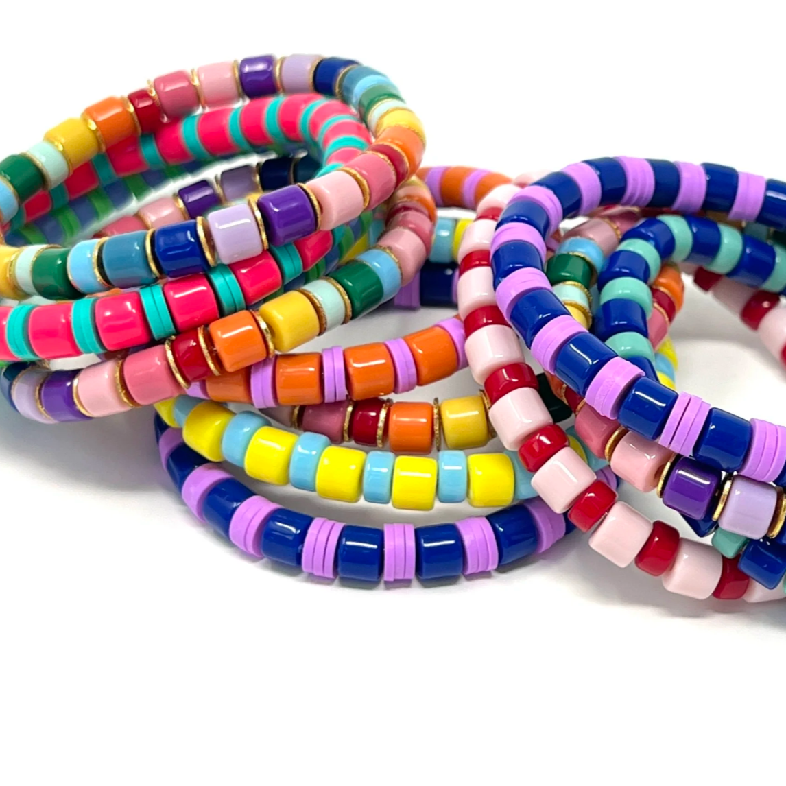 Multi-Colored Stackable Bracelets — Baseline Social