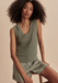 Ferns Open Knit Tank in Shadow - Baseline Social