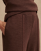 Varley's Wide Leg Pant 28" in Coffee Bean Marl at Baseline Social