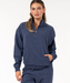 Serenity Half-Zip in Fleet Navy Heather - Baseline Social