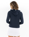 Tempo Performance Hoodie in Fleet Navy/Nightshade Heather - Baseline Social