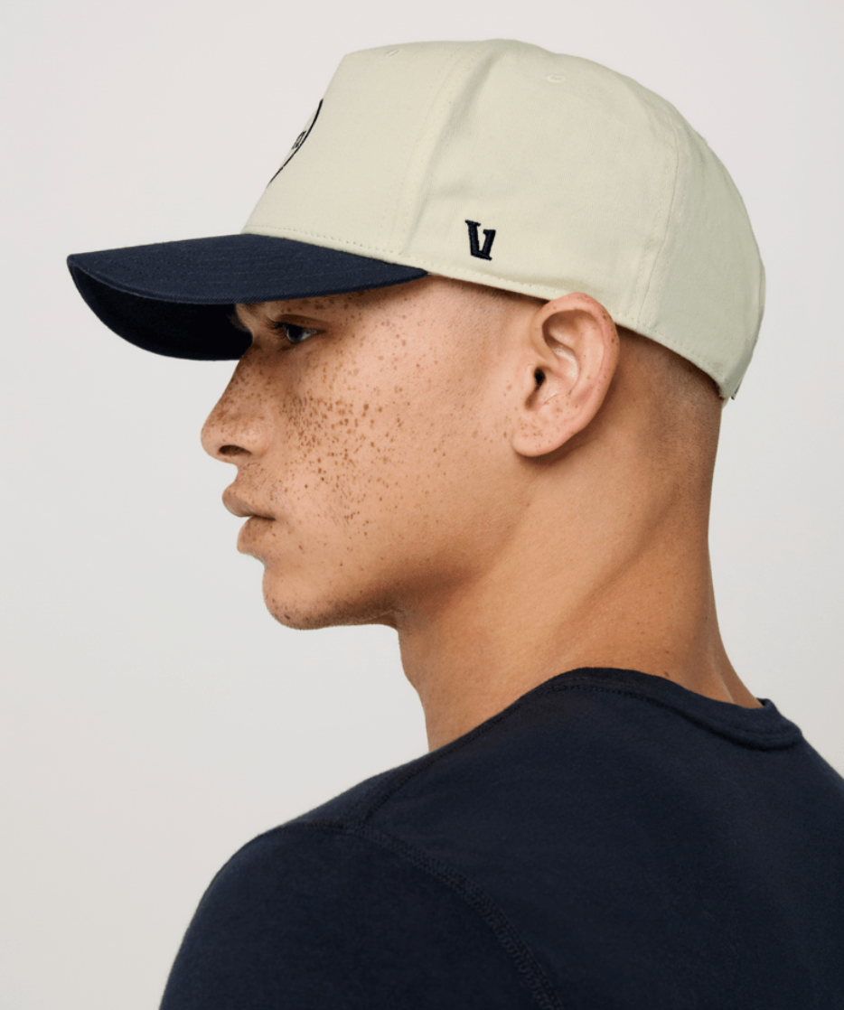 Vuori Hermosa Two Tone Hat in Navy at Baseline Social
