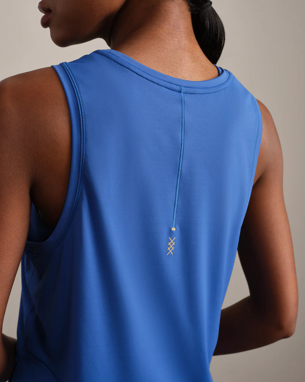 Rhone Serene Tank in Deep Sea Blue at Baseline Social