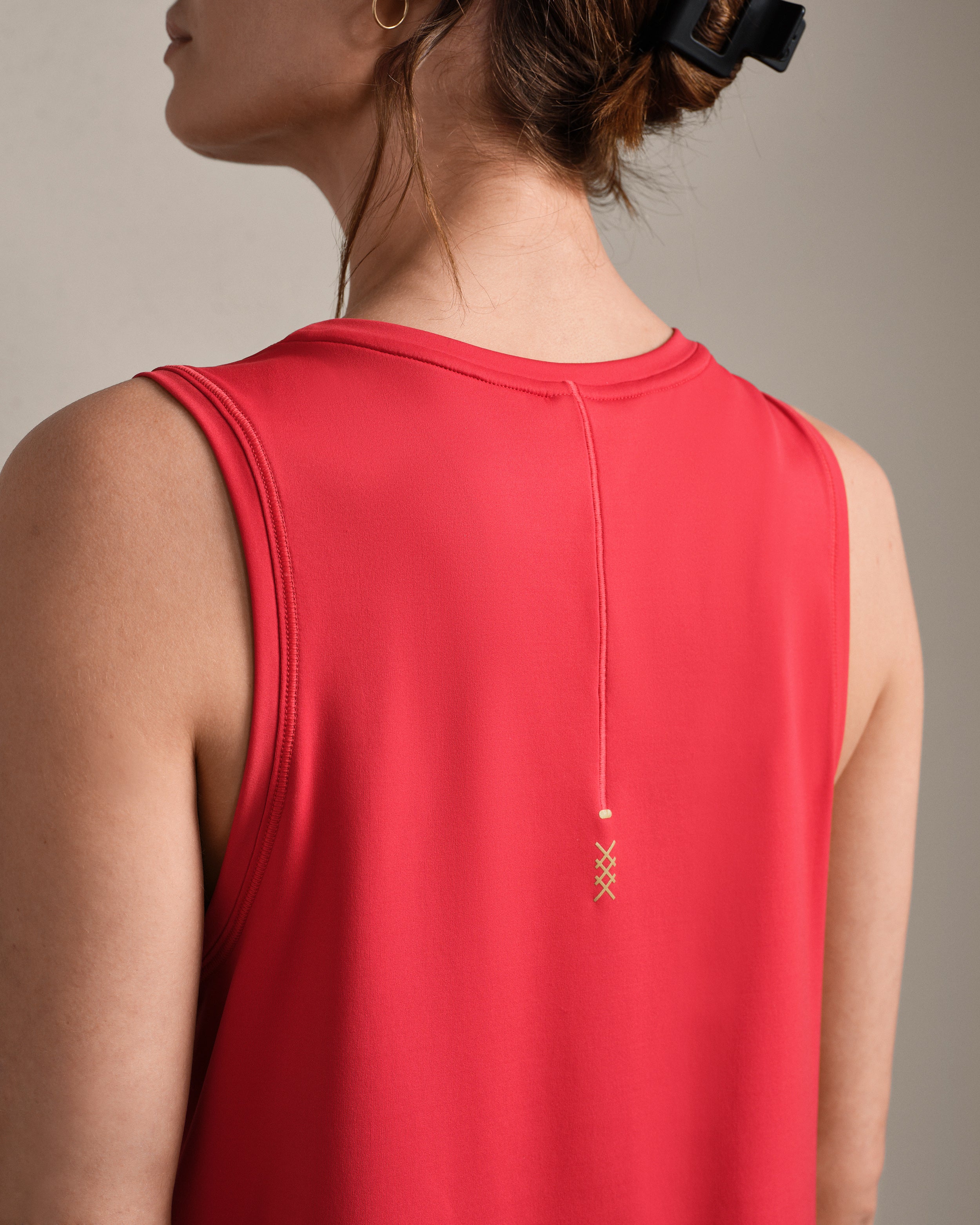 Rhone Serene Tank in Cabana Red at Baseline Social