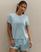 Serene Tee in Pool Blue - Baseline Social