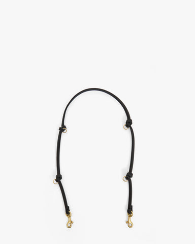 Clare V. Knotted Shoulder Strap in Black at Baseline Social