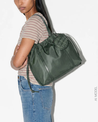 MZ Wallace Small Waverly Tote in Juniper at Baseline Social