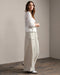 Somer Pullover Sweater in Snow White at Baseline Social