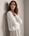 Somer Pullover Sweater in Snow White at Baseline Social