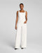 Spanx EasyBreezy Linen Super Wide Leg Pant in Ivory at Baseline Social
