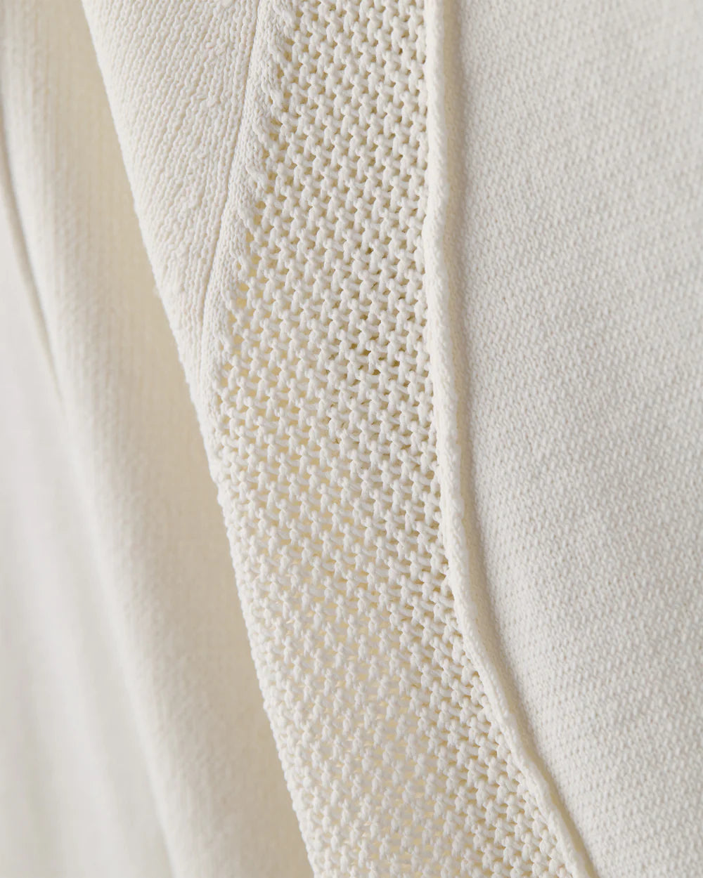 Rhone Sporty Sweater in Snow White at Baseline Social