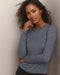 Strata Long Sleeve in Navy Blue