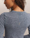 Strata Long Sleeve in Navy Blue