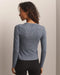 Strata Long Sleeve in Navy Blue