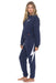 Bolt Stitch Relaxed Crew Sweatshirt in Navy/White