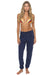 Bolt Stitch Sweatpants in Navy/White