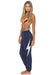 Bolt Stitch Sweatpants in Navy/White