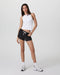 Vuori Surge Seamless Tank in White at Baseline Social