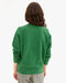 Clare V. Sweatshirt in Evergreen Flocked Oui at Baseline Social
