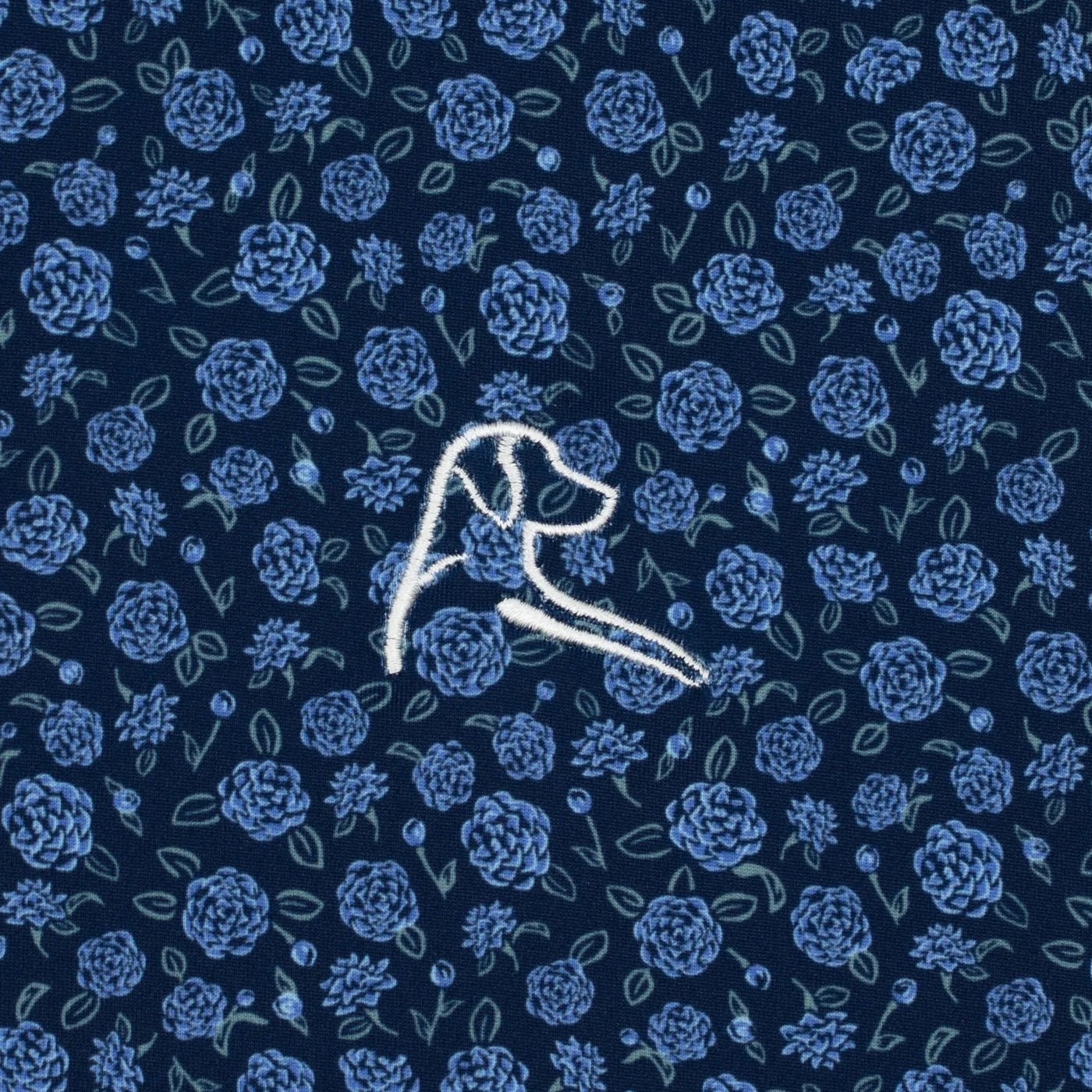 The Camellia Performance Polo in Fleet Navy