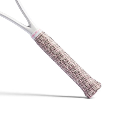 Racket Overgrip in Topspin Tweed (Granite/Blush) - Baseline Social