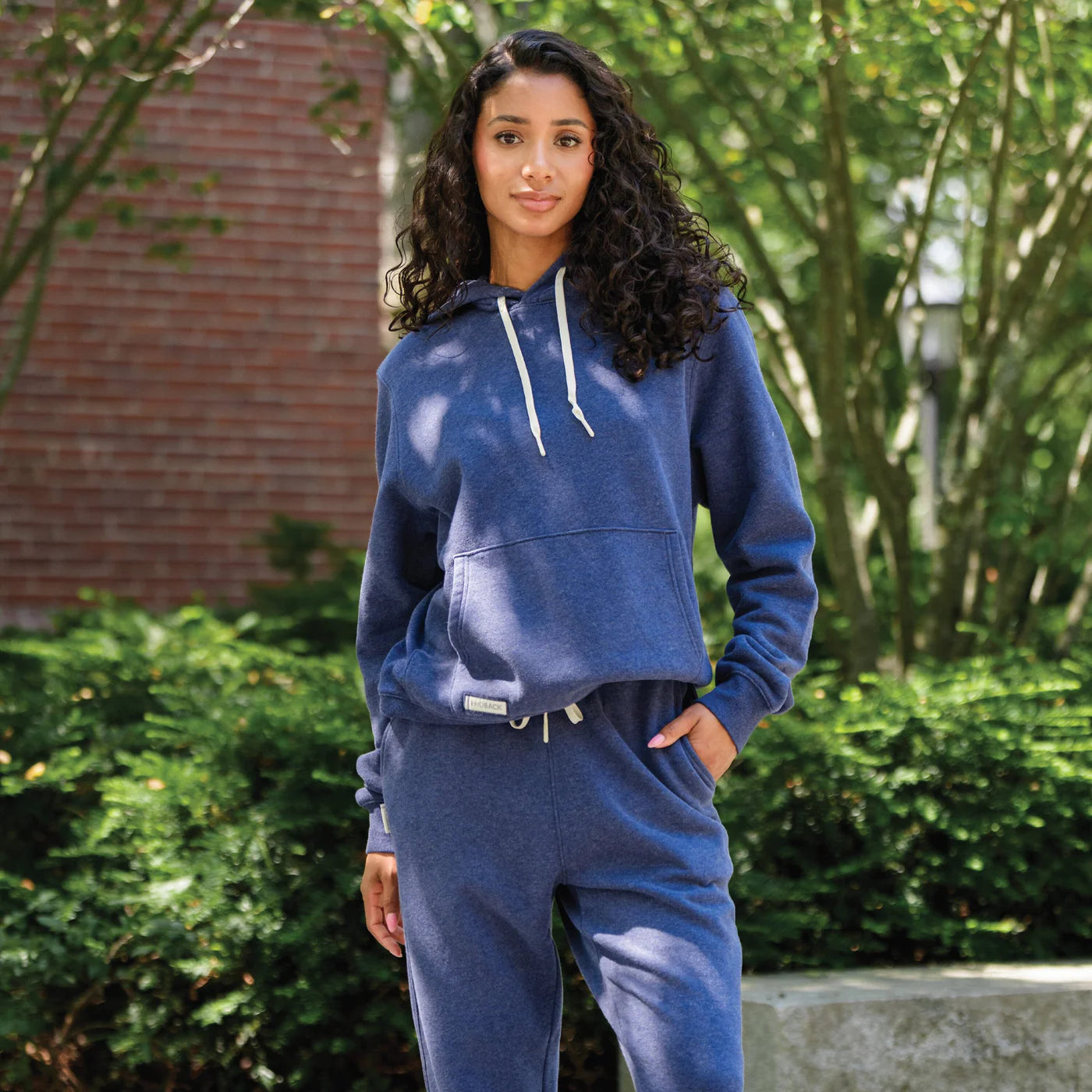 Ready Hoodie in Heather Fleet Navy