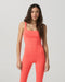 Vuori AllTheForm Tank in Bright Coral at Baseline Social