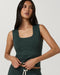 Halo Essential Scoop Tank in Hemlock Heather - Baseline Social