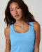 Energy Racerback Tank in Oasis Blue Heather - Baseline Social