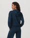Vuori Halo Modern Pullover Hoodie in Blue Coast Heather at Baseline Social