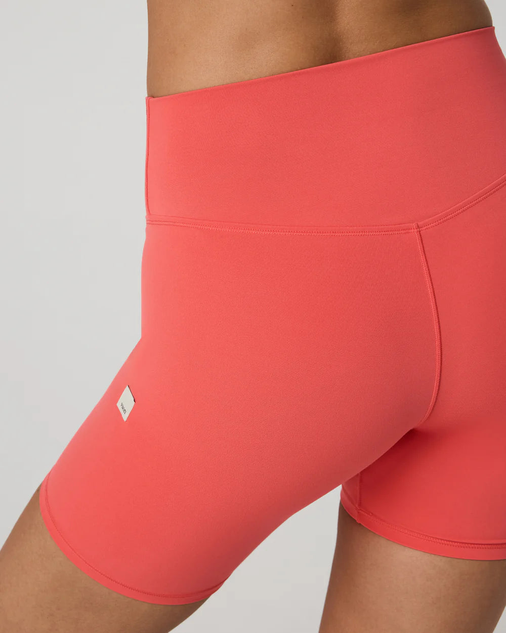 Vuori AllTheForm Short 6" in Bright Coral at Baseline Social