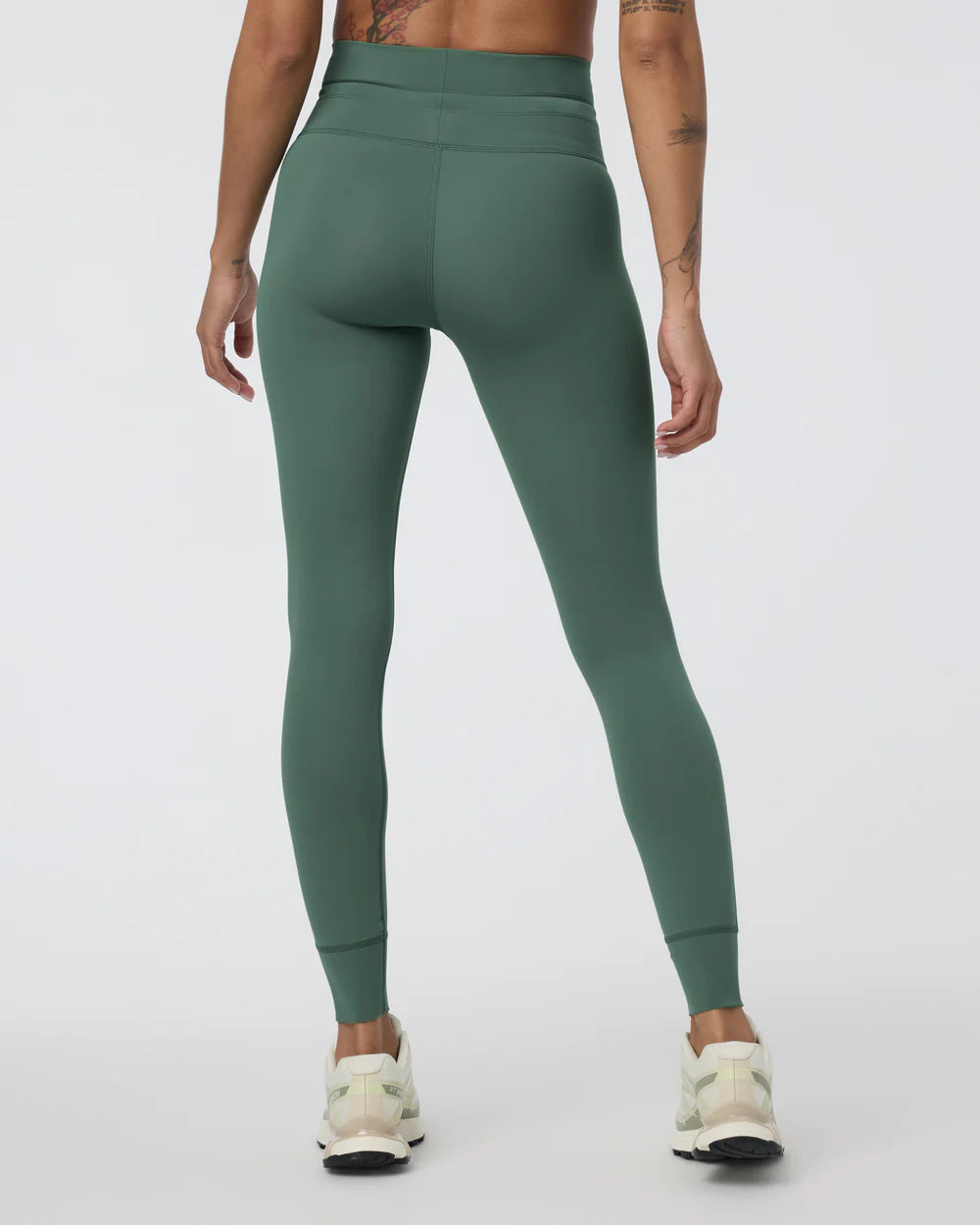 Vuori Daily Legging in Agate Green at Baseline Social