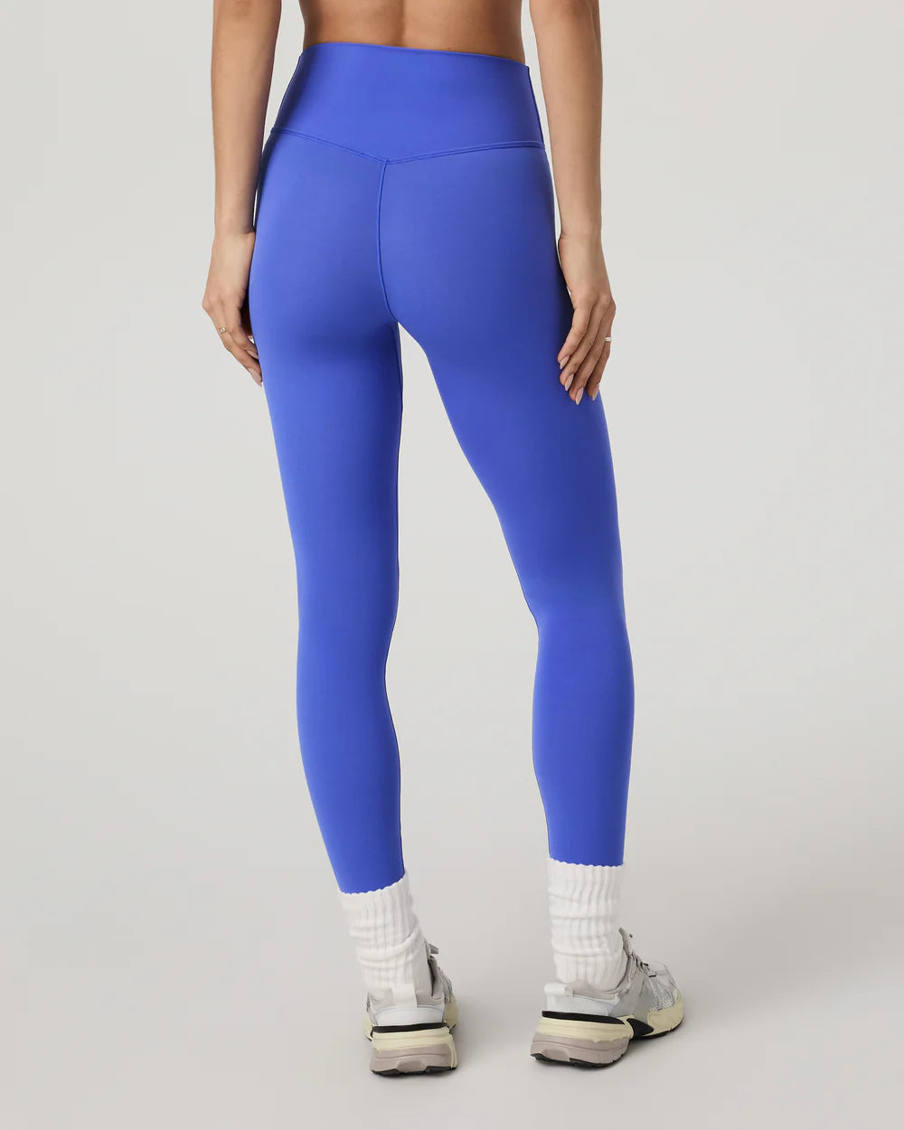 Vuori AllTheForm Legging in Bright Iris at Baseline Social