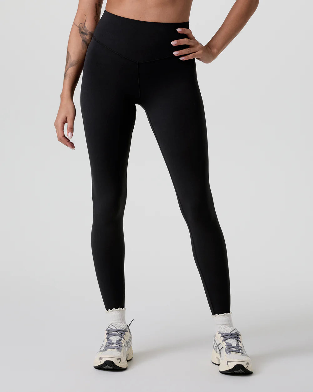 Vuori AllTheForm Legging in Black at Baseline Social