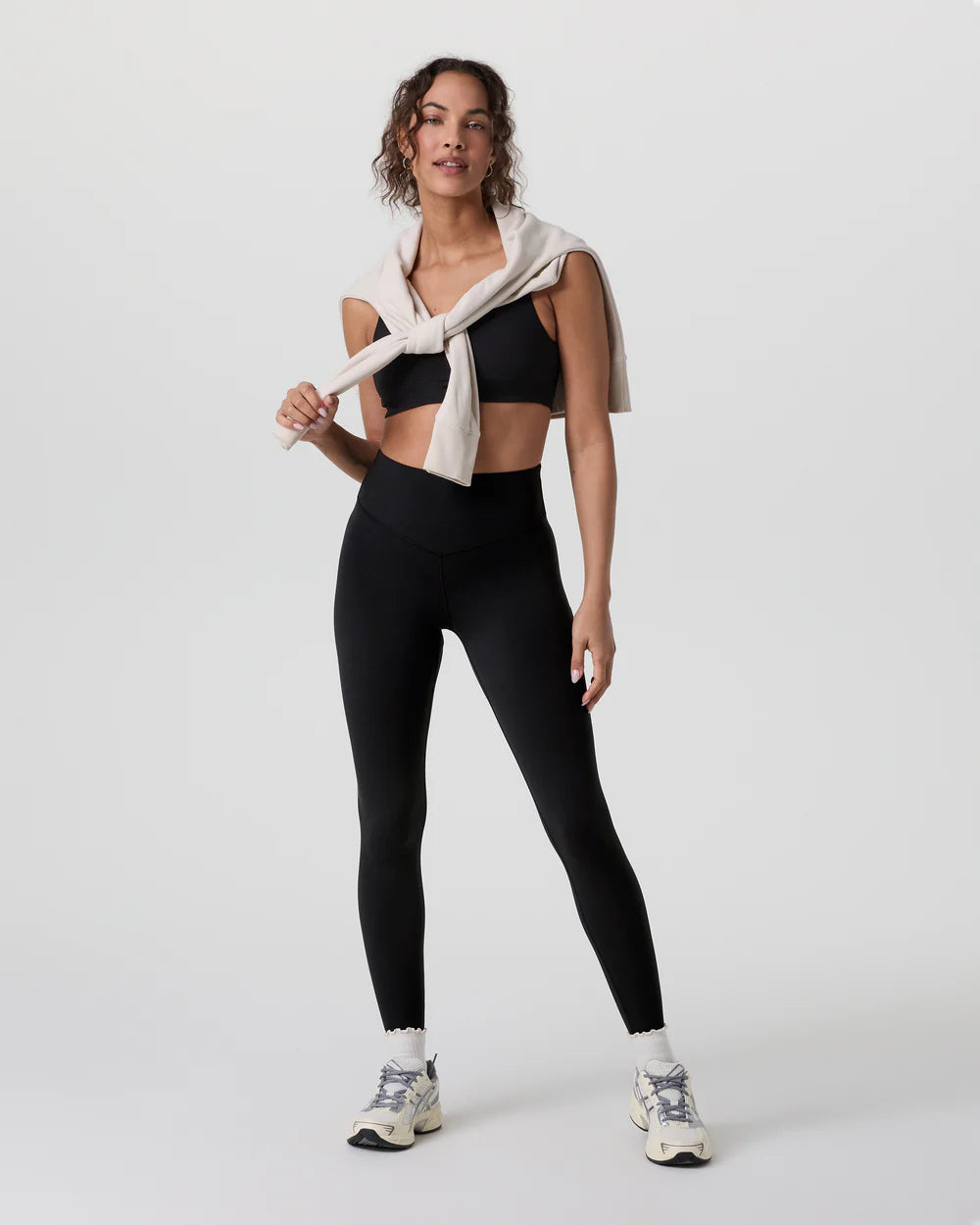 Vuori AllTheForm Legging in Black at Baseline Social