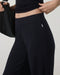 Vuori Pose Wideleg Pant in Black at Baseline Social