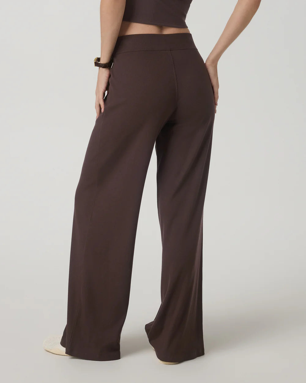 Pose Wideleg Pant in French Roast - Baseline Social