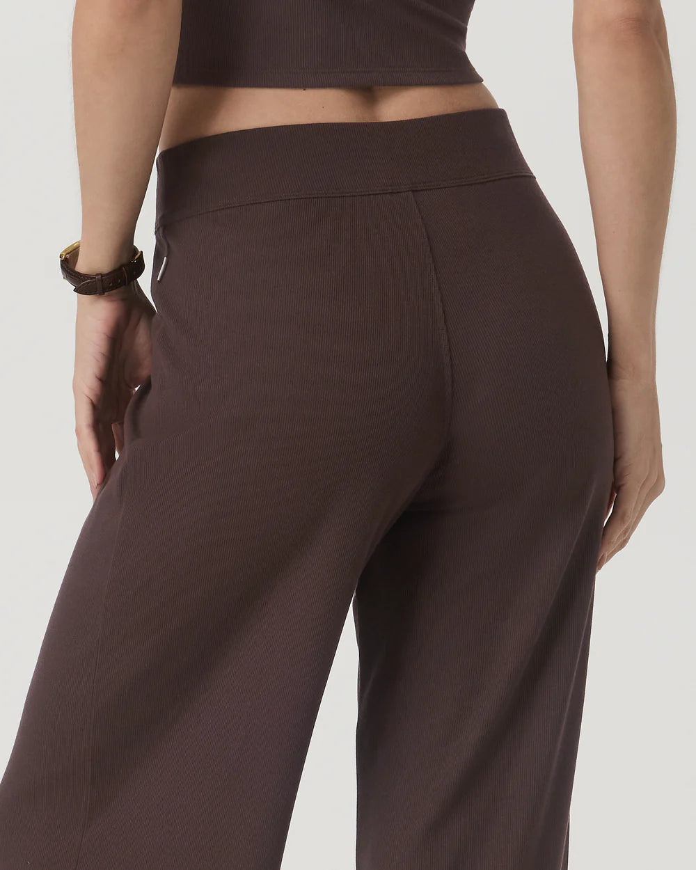 Pose Wideleg Pant in French Roast - Baseline Social