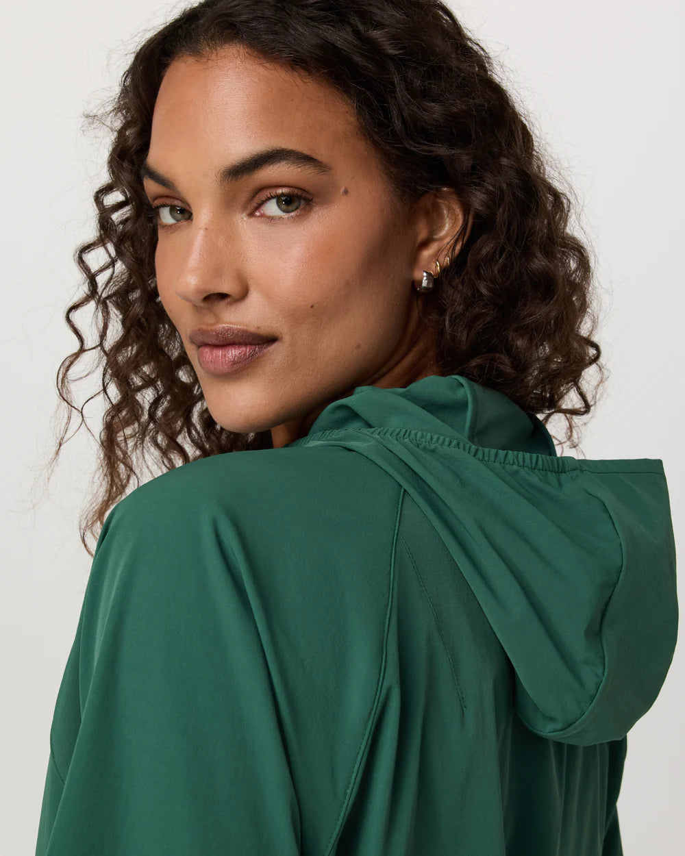 Vuori Women's Renew Trainer Shell in Viridian at Baseline Social