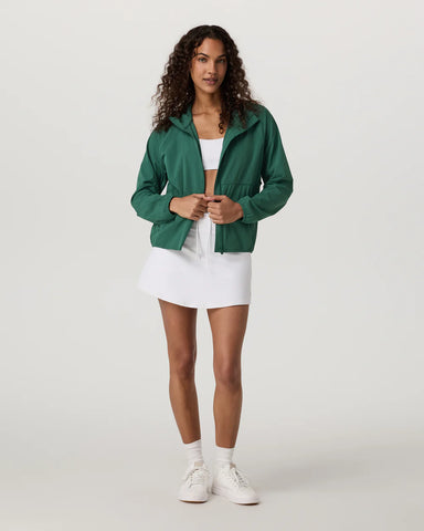 Vuori Women's Renew Trainer Shell in Viridian at Baseline Social