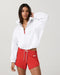 Court Full Zip in White - Baseline Social