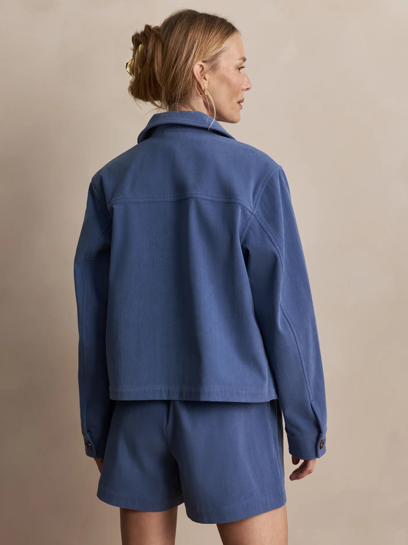 Varley Carlotta Jacket in Bijou Blue at Baseline Social