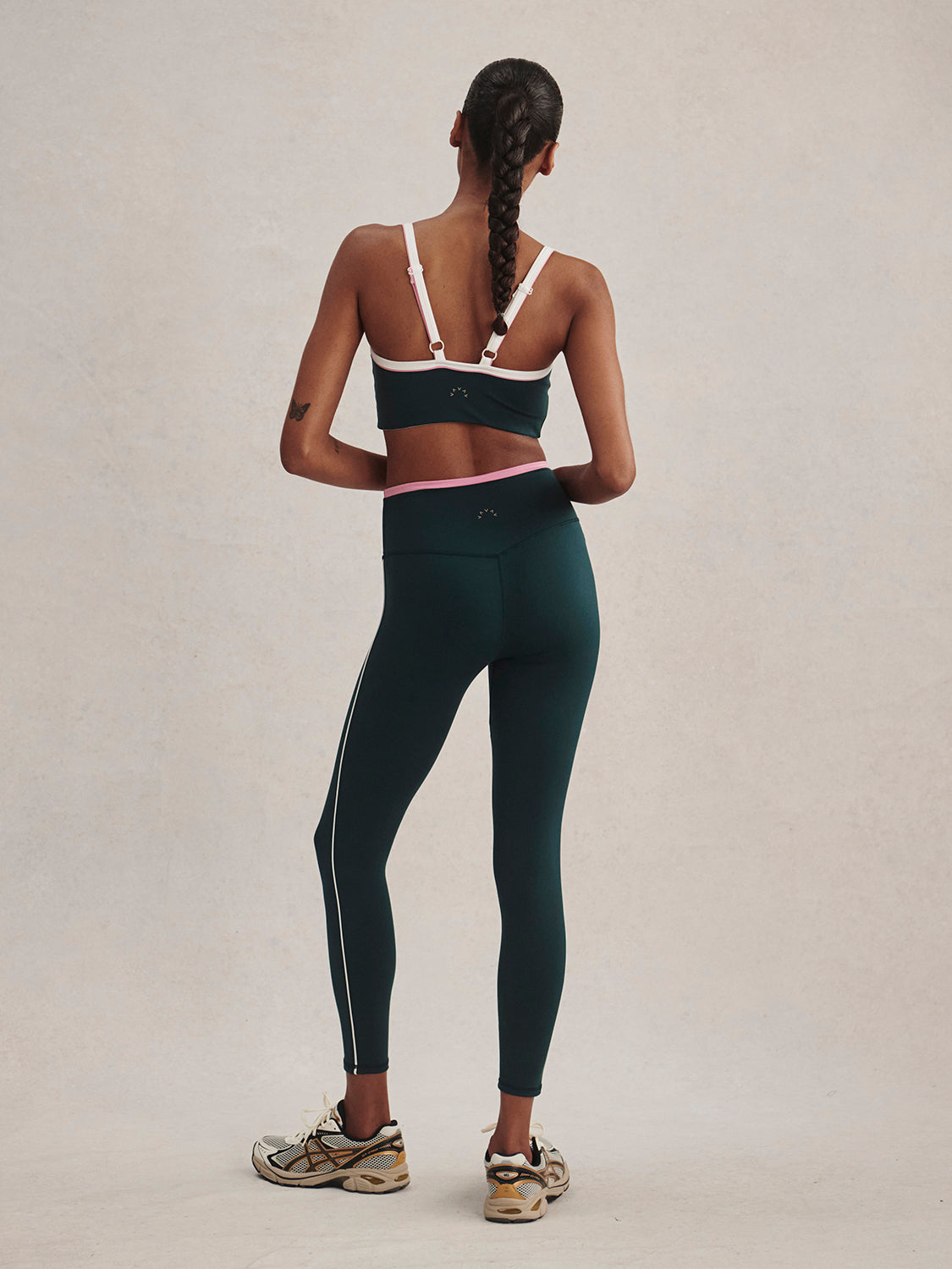 Varley FreeSoft Contrast Legging 25" in Ponderosa Pine at Baseline Social