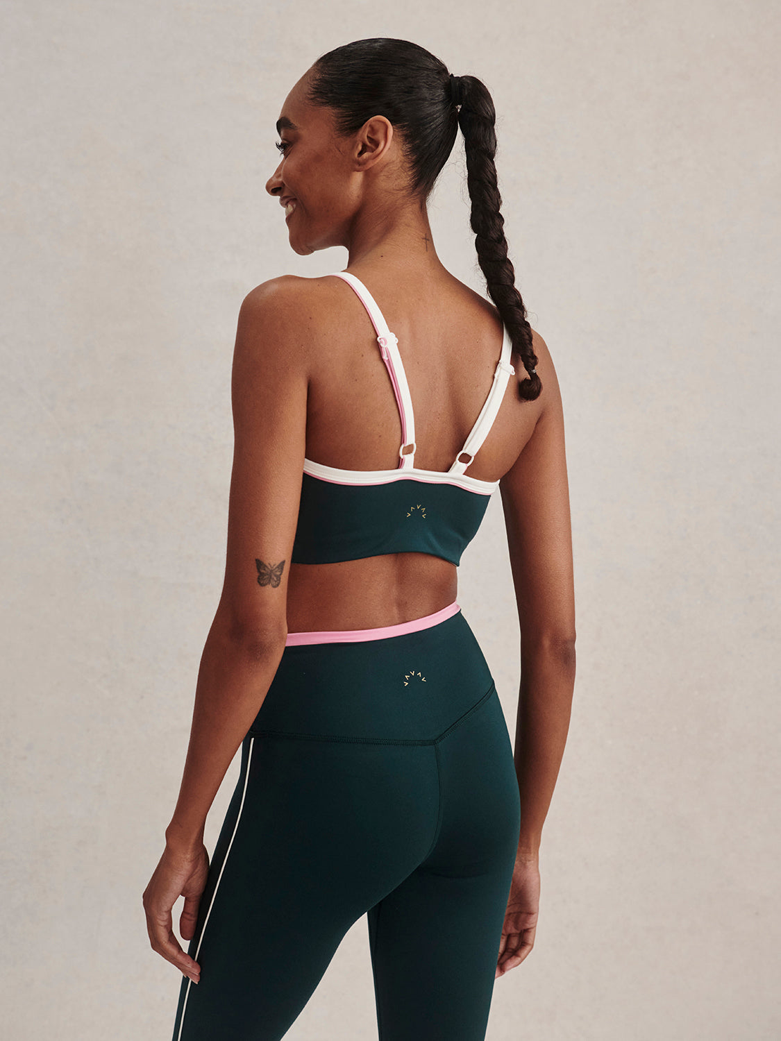 Varley FreeSoft Piper Bra in Ponderosa Pine at Baseline Social