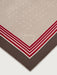 Varley Silk Signature Scarf in Taupe/Rumba Rose at Baseline Social