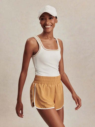 Varley Arlington Running Short 2" in Apple Cinnamon at Baseline Social