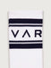 Varley Astley Active Sock in White/Blue Nights at Baseline Social